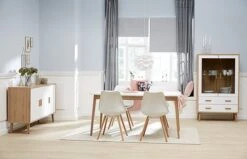 Royal Oak Chaise KASTRUP Blanc/chêne -Magasin De Meubles 76384 1