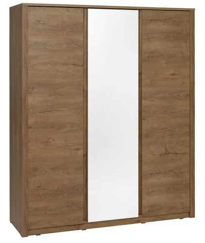 Armoire VEDDE 167x197 A/miroir Chêne 1 Armoire VEDDE 167x197 A/miroir Chêne
