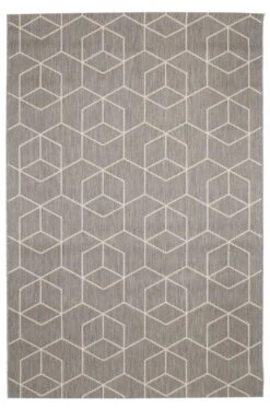 Tapis BALSATRE 160x230 Gris/blanc