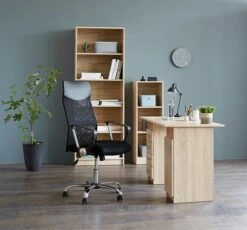 Bibliothèque HORSENS 5 Tablettes Chêne -Magasin De Meubles 86012