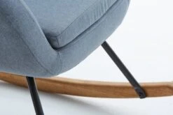 Fauteuil à Bascule NEBEL Bleu Clair -Magasin De Meubles 86062