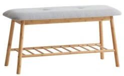 Banc VANDSTED Gris/bambou