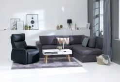 Canapé Convertible Avec Méridienne BEDSTED Gris -Magasin De Meubles 87508