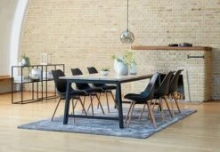 Royal Oak Chaise KASTRUP Noir/chêne -Magasin De Meubles 89273 1