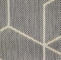 Tapis BALSATRE 160x230 Gris/blanc -Magasin De Meubles 94540