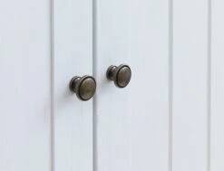 Armoire MARKSKEL 112x210 Blanc/chêne -Magasin De Meubles 98883