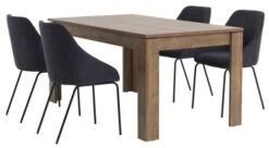Table VEDDE 90x160 Chêne -Magasin De Meubles 99337